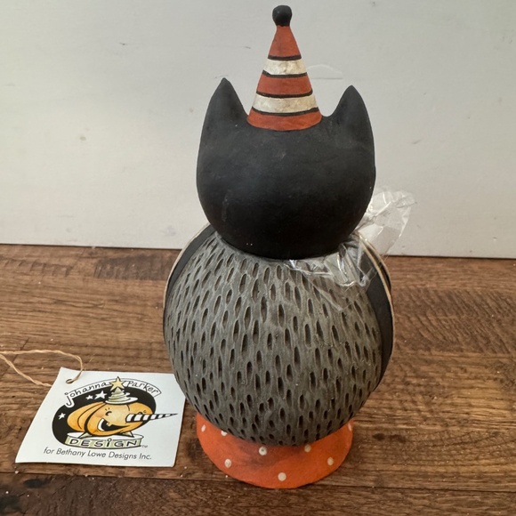 New Johanna Parker Batty Baxter Bay Spooks Jar Halloween Hand Painted - Picture 4 of 6